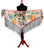 Digital print real silk hipscarf