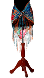 Digital printed Russain Silk Hip scarf Breeze