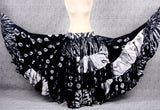 Jaipur Fusion skirt black white