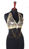 Halter Top  Gold