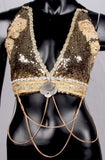 Halter Top Gold