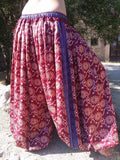 Bloomers Made From Block Print Fabric Blue Color