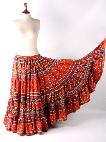 HYDERABADI DESIGN Orange color