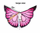 Butterfly Silk ISIS  Wings Green/Blue