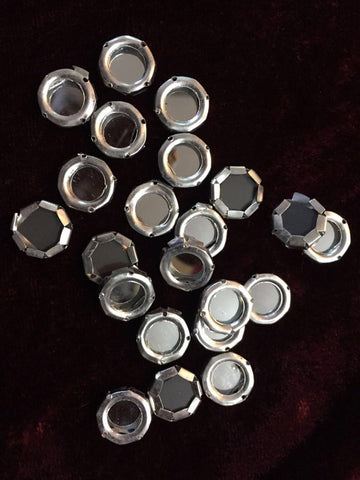 Silver Small Mirrors 140 Pcs