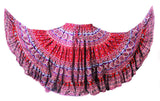 Hyderabadi design skirt Blue/Burgundy