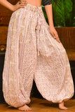 Block print bloomer white pearl