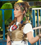 Banarsi Choli Vest ivory/gold