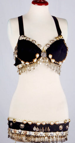 Jodha Bra Belt Black