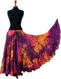 Lurex Marble Tye Dyed Batik skirt Indigo