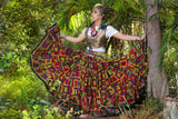 Digital print Multi Polka Dot skirt