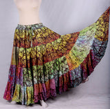 Multi Blockprint skirt 1