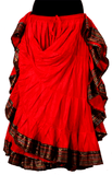 Padma Ashwarya skirt red