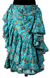 Digital print Skirt Peacock Eye