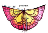 Butterfly Silk ISIS  Wings  yellow/pink