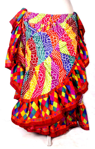 Chunri skirt multi design
