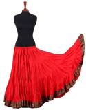 Padma Ashwarya skirt red