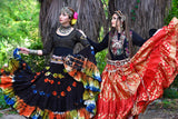 Red banarsi skirt